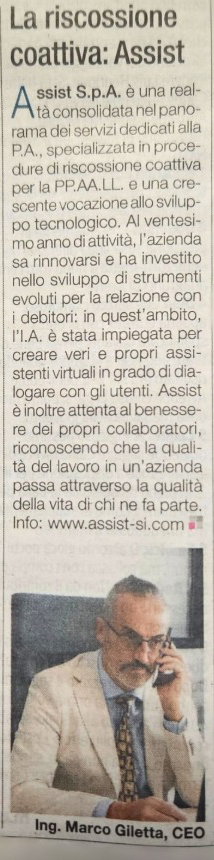 Articolo Corriere Della Sera 23 04 2026