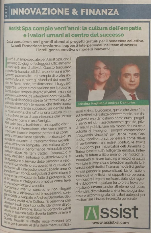 Articolo Su Repubblica 25 05 2026
